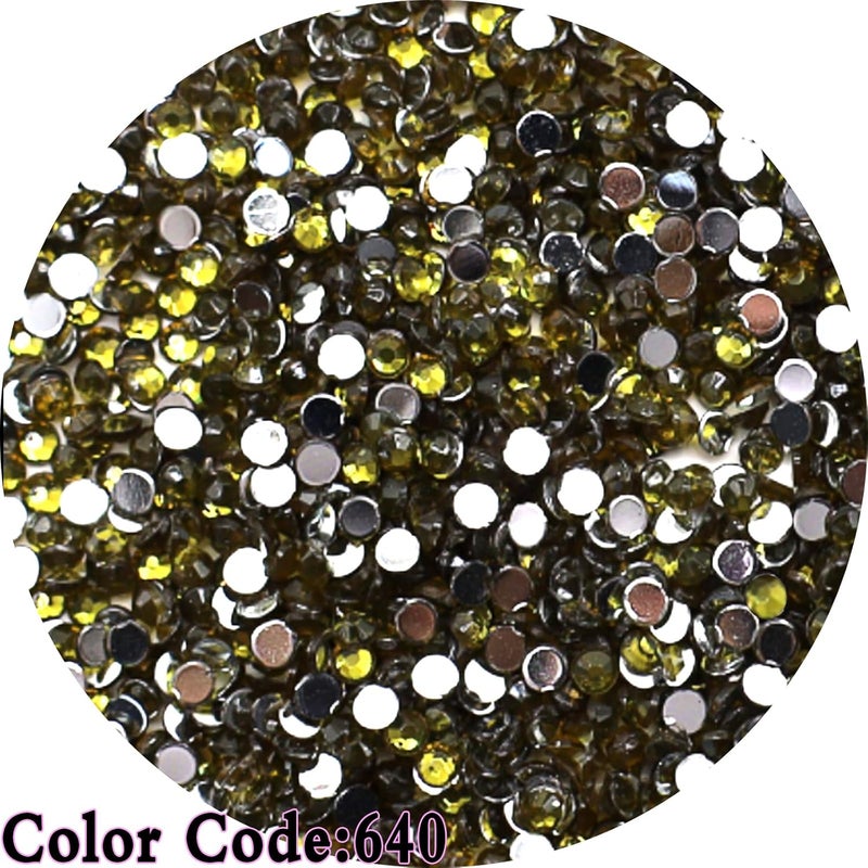 THUTEP 10000 Pieces Shiny 5D Diamond Art Painting Beads, Single Color Code:640, Rhinestones Accessories for Crafting, Round Beads Art Replacement for DIY Craft Diamond Art Painting Accessories (640) - Image 2